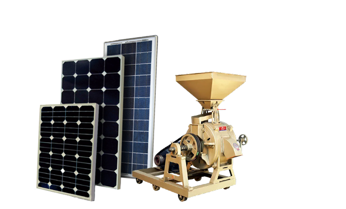 Solar Atta Chakki Panel